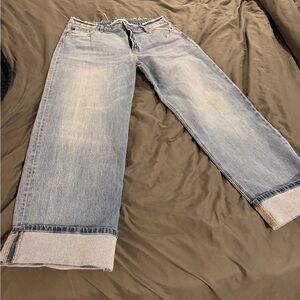 KanCan-Wide-Leg Light Blue Jeans